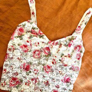 Free people lace tank top